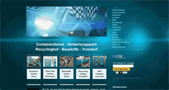 Desktop Screenshot of ks-containerdienst.de